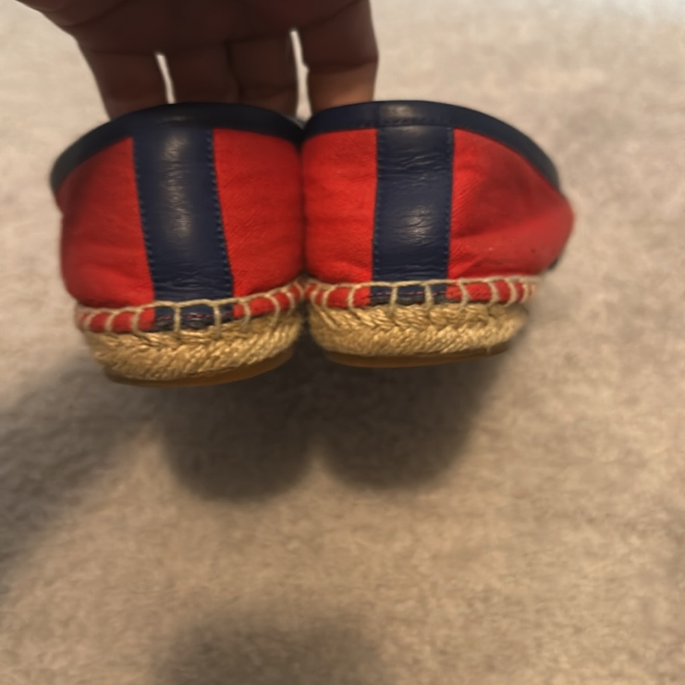 Toryburch Espadrilles Navy & Red - image 4